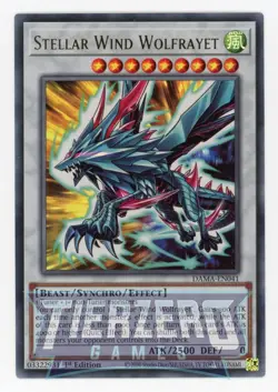 Yugioh Stellar Wind Wolfrayet DAMA-EN041 Ultra Rare 1st Edition NM/LP - Image 1