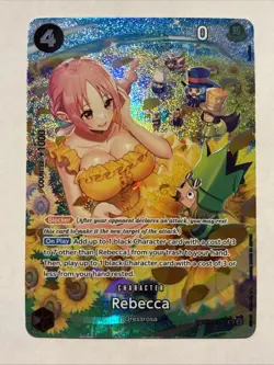 One Piece TCG OP06 Wings of the Captain Rebecca SP English OP05-091 - Image 1