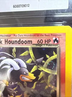 Pokemon Card Dark Houndoom 7/105 Holo Rare 1st Edition Neo Destiny CGC 9 MINT - Image 3