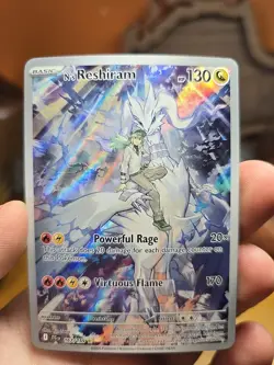 Pokemon TCG N's Reshiram 167/159 Journey Together Holo IR Illustration Rare NM - Image 1