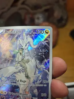 Pokemon TCG N's Reshiram 167/159 Journey Together Holo IR Illustration Rare NM - Image 5