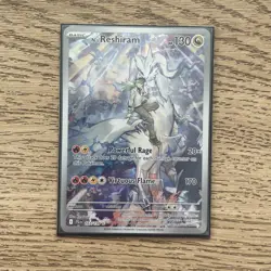 Pokemon TCG Reshiram Journey Together Illustration Rare Card 167/159 - Image 1