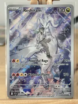 Pokemon TCG Reshiram Journey Together Illustration Rare Card 167/159 NM - Image 1