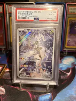 Pokemon TCG - N’s Reshiram 167/159 - Journey Together Illustration Rare - PSA 10 - Image 1