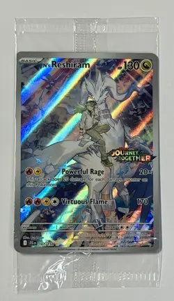 Pokemon TCG - N's Reshiram - 167/159 - 2025 SV09:JTG - Illustration Rare Box Top - Image 1