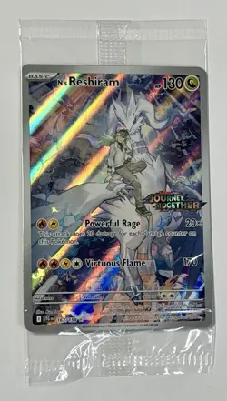Pokemon TCG - N's Reshiram - 167/159 - 2025 SV09:JTG - Illustration Rare Box Top - Image 2