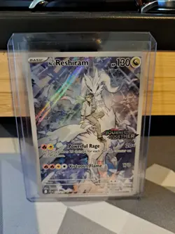 Pokemon TCG N's Reshiram Illustration Rare Journey Together Stamped 167/159 - Image 1
