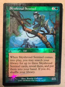 MTG 1x FOIL Skyshroud Sentinel Nemesis Pauper Modern Magic the Gathering x1 HP - Image 1