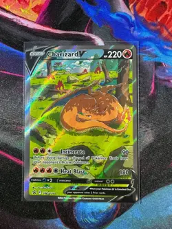 Charizard V SWSH260 Sword & Shield Black Star Promo Full Art Pokemon TCG NM - Image 1