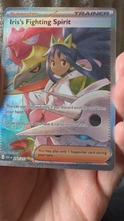 Iris's Fighting Spirit 292/217 SIR Ascended Heroes Pokemon - Image 2
