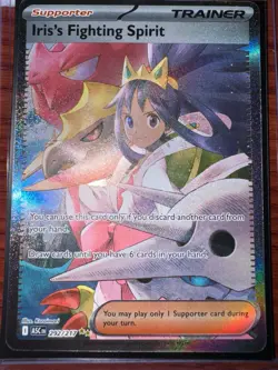 Iris's Fighting Spirit 292/217 SIR Ascended Heroes Pokemon - Image 3