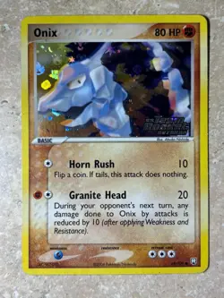 Onix 69/109 Common Reverse Holo Stamped Team Rocket Returns Pokemon Card - Image 1
