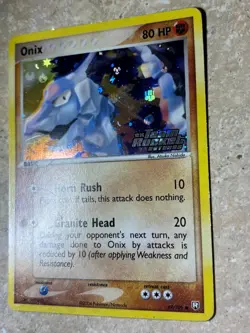 Onix 69/109 Common Reverse Holo Stamped Team Rocket Returns Pokemon Card - Image 2