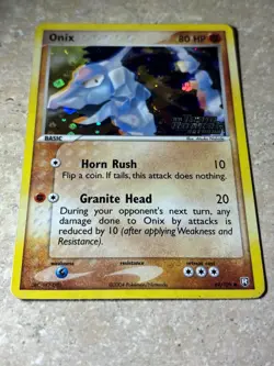 Onix 69/109 Common Reverse Holo Stamped Team Rocket Returns Pokemon Card - Image 4