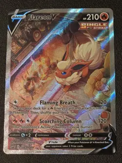 Pokemon TCG - Flareon V SWSH179 Promo - LP - Image 1