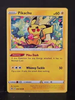 2022 Pokemon Sword and Shield Lost Origin #52 Pikachu C - Image 1