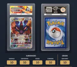 Pokemon TCG | Ace 10 Lucario VSTAR SWSH291 Crown Zenith Promo Perfect Subgrades - Image 3