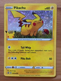 Pikachu SWSH039 25th Anniversary Holo LP - Sword & Shield Promo 2020 - Pokemon - Image 1