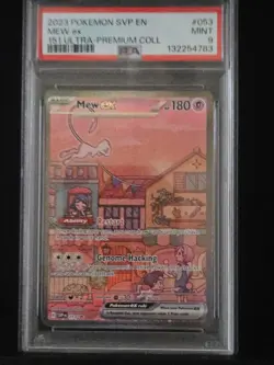 Pokemon Mew ex Scarlet & Violet Promo Holo PSA 9 053 2023 English TCG - Image 1