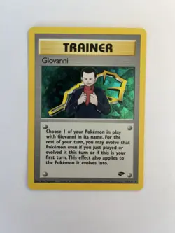 Pokemon TCG: Giovanni 18/132 Gym challenge holo rare 1999 WOTC vintage NM - Image 4