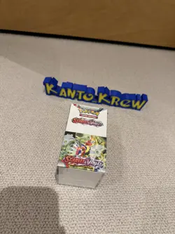 Pokemon TCG Scarlet and Violet Base Set Half Booster Box, 18 Boosters, Sealed - Image 1