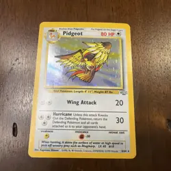 Pokemon TCG Pidgeot Jungle 8/64 Holo Unlimited Holo Rare WOTC LP - Image 1