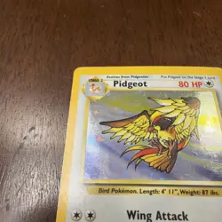 Pokemon TCG Pidgeot Jungle 8/64 Holo Unlimited Holo Rare WOTC LP - Image 4