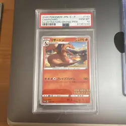 Pokemon Charizard S-P Promo #143 PSA 10 Illustration Grand Prix 2020 - Image 1