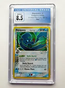 CGC 8.5 Rayquaza 2006 EX Holon Phantoms 16/110 Holo Pokemon Card Delta Species - Image 1
