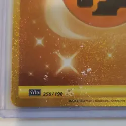 Pokemon Basic Fighting Energy SV01 Secret Rare Holo Card 258/198 - Image 2