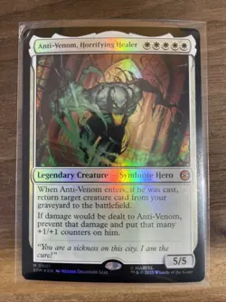 Anti-Venom, Horrifying Healer Marvel's Spider-Man Foil MTG Spm - Image 1
