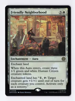 Friendly Neighborhood (Foil) 0008 (R) MTG Marvel's Spider-Man (SPM) - Image 1