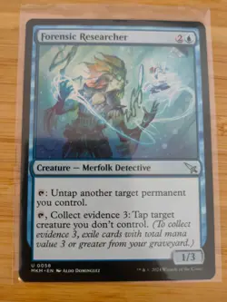 MTG Forensic Researcher 0058 Murders at Karlov Manor M/NM Free UK P&P - Image 1