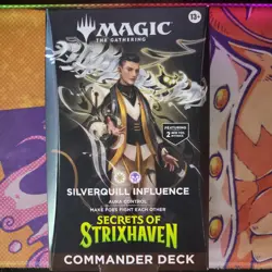 WotC MtG Commander Secrets of Strixhaven - Silverquill Influence New - Image 1