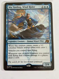 MTG: Aetherdrift - Mu Yanling, Wind Rider - Mythic Rare - 0052 NM - Image 1