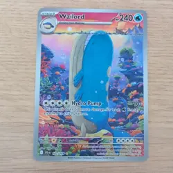 Wailord 162/159 Journey Together Pokemon Illustration Rare Near Mint - Image 1