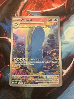Wailord 162/159 - Illustration Rare - SV09: Journey Together - Pokemon TCG - Image 1