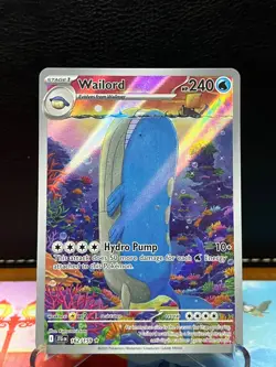 Wailord 162/159 Illustration Rare Journey Together Pokemon TCG - Image 1