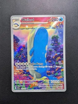 Pokemon TCG Wailord Special Illustration Rare Card Journey Together 162/159 - Image 1
