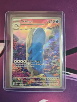 Pokemon TCG Wailord Special Illustration Rare Card Journey Together JTG 162/159 - Image 1
