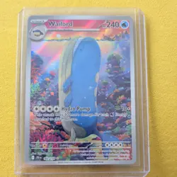 Pokemon TCG Wailord Illustration Rare Card Journey Together 162/159 - Image 1