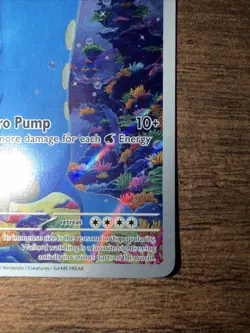 Pokemon TCG Wailord Illustration Rare Card Journey Together 162/159 - Image 4
