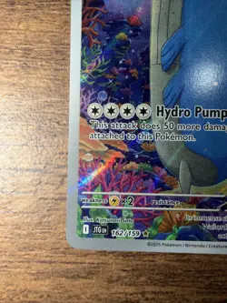 Pokemon TCG Wailord Illustration Rare Card Journey Together 162/159 - Image 5