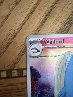 Pokemon TCG Wailord Special Illustration Rare Card Journey Together 162/159 - Image 2
