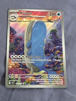 Wailord Illustration Rare 162/159 S&V Journey Together 2025 Pokemon - Image 1