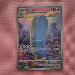 Pokemon TCG Wailord Special Illustration Rare Card Journey Together 162/159 - Image 1