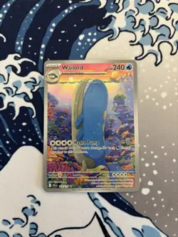 Pokemon TCG Wailord Special Illustration Rare Card Journey Together 162/159 - Image 1