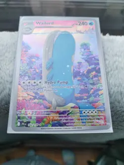 Pokemon TCG Wailord Special Illustration Rare Card Journey Together 162/159 - Image 5