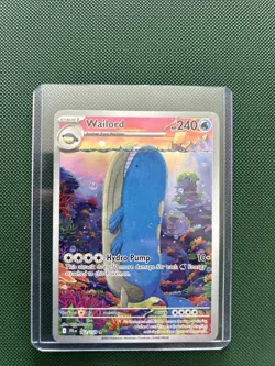 Pokemon TCG Wailord Special Illustration Rare Card Journey Together 162/159 - Image 1