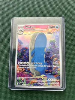 Pokemon TCG Wailord Special Illustration Rare Card Journey Together 162/159 - Image 3